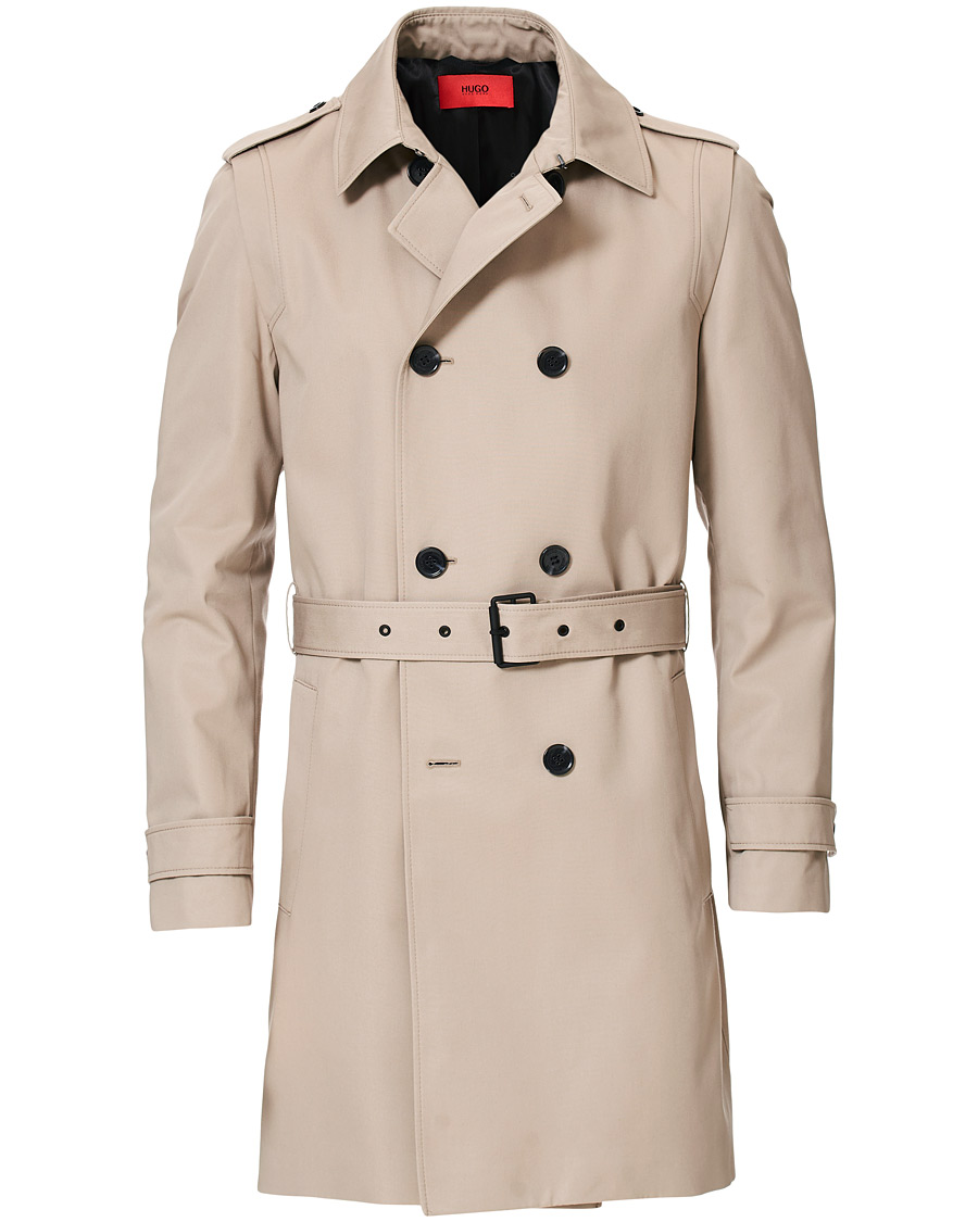 Herre | Jakker | HUGO | Marden Trenchcoat Beige
