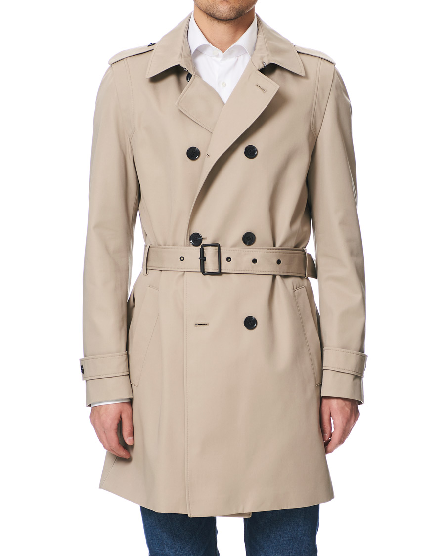 Herre | Jakker | HUGO | Marden Trenchcoat Beige