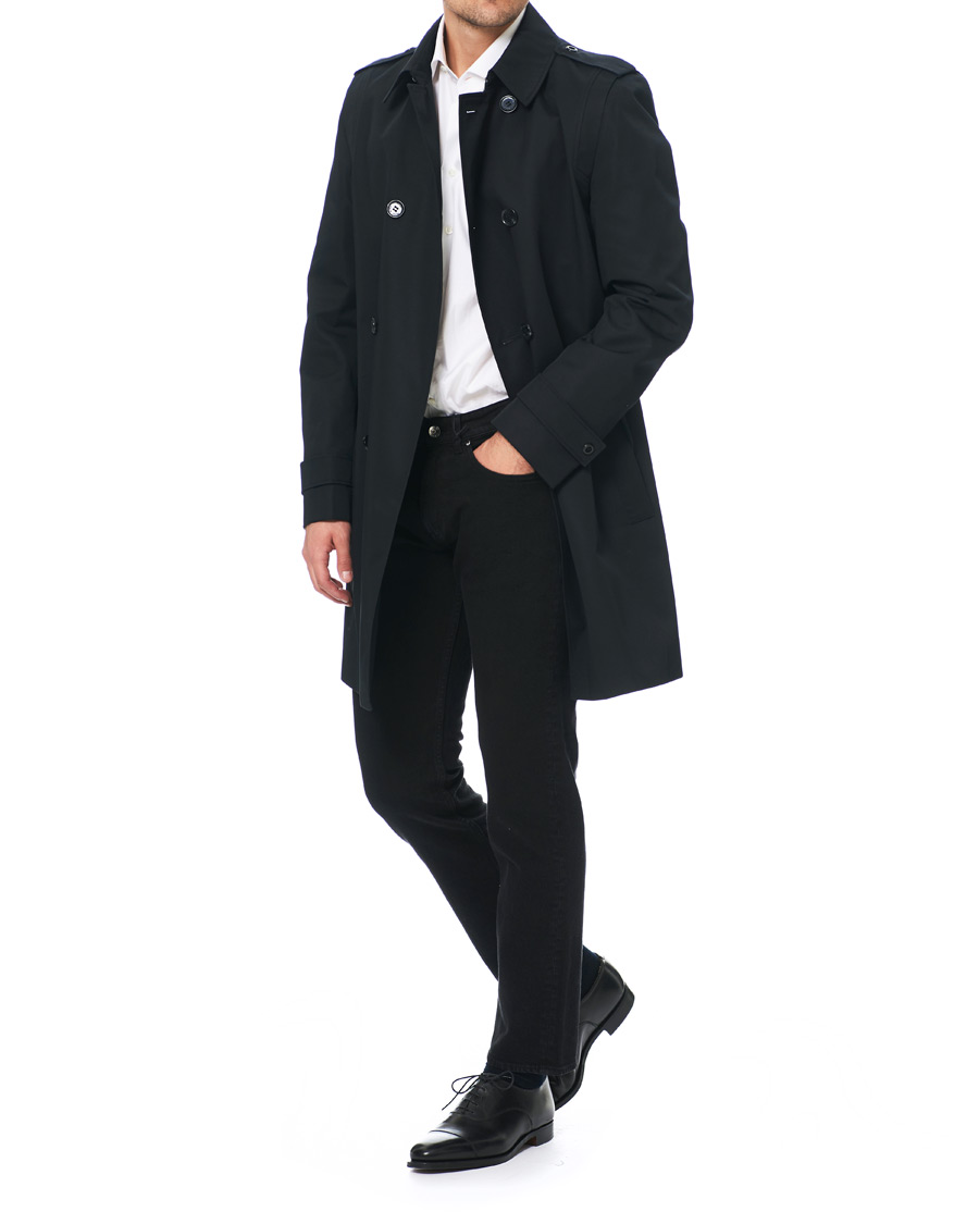 Herre | Jakker | HUGO | Marden Trenchcoat Black