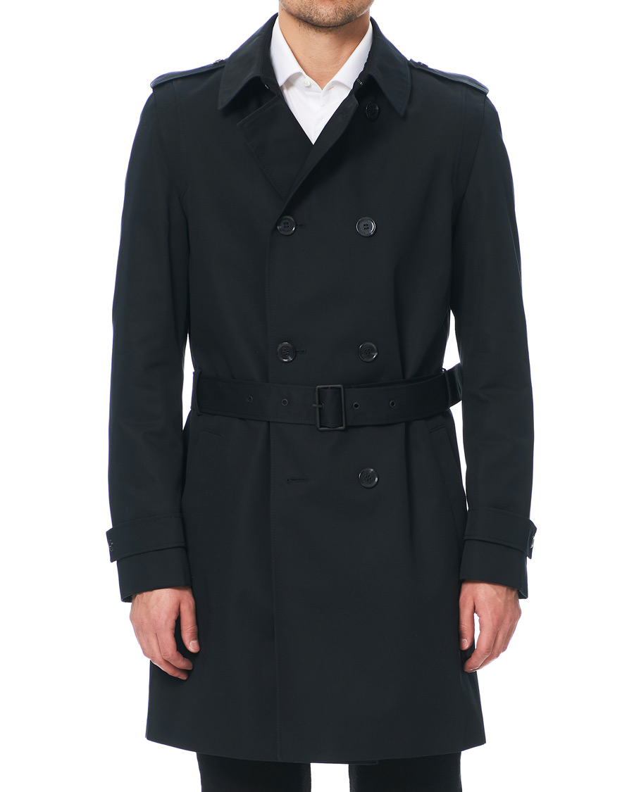 Herre | Jakker | HUGO | Marden Trenchcoat Black