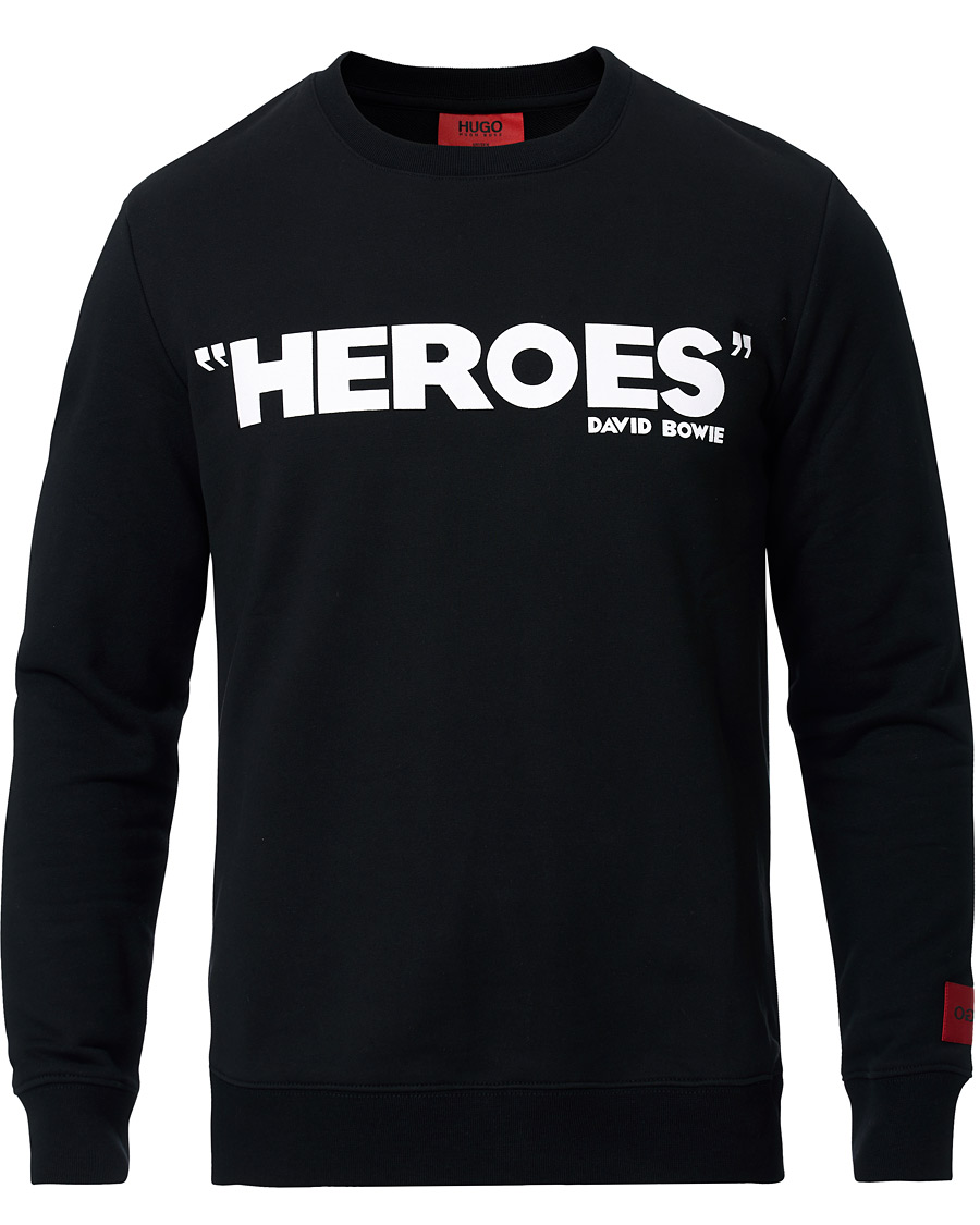 Herre | Gensere | HUGO | Deroes Printed Sweatshirt Black