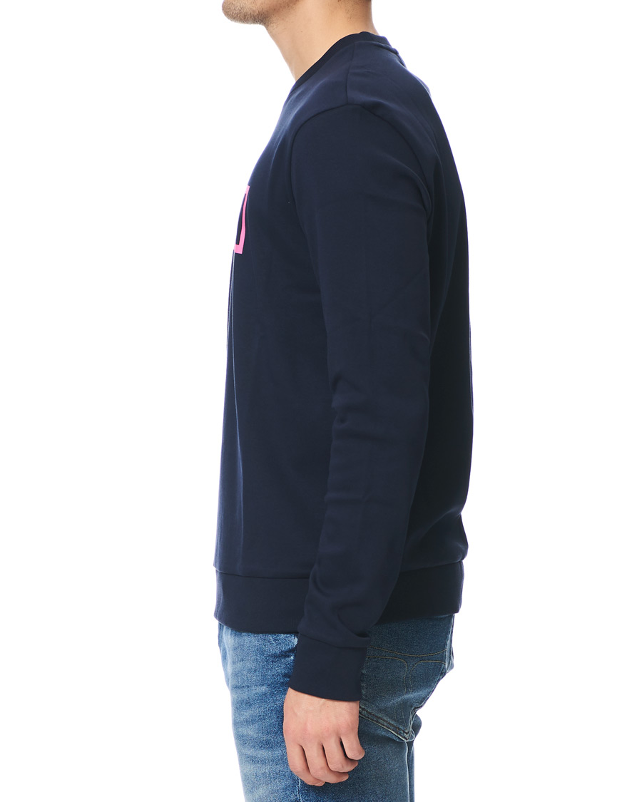 Herre | Gensere | HUGO | Dicago Crew Neck Logo Sweatshirt Dark Blue