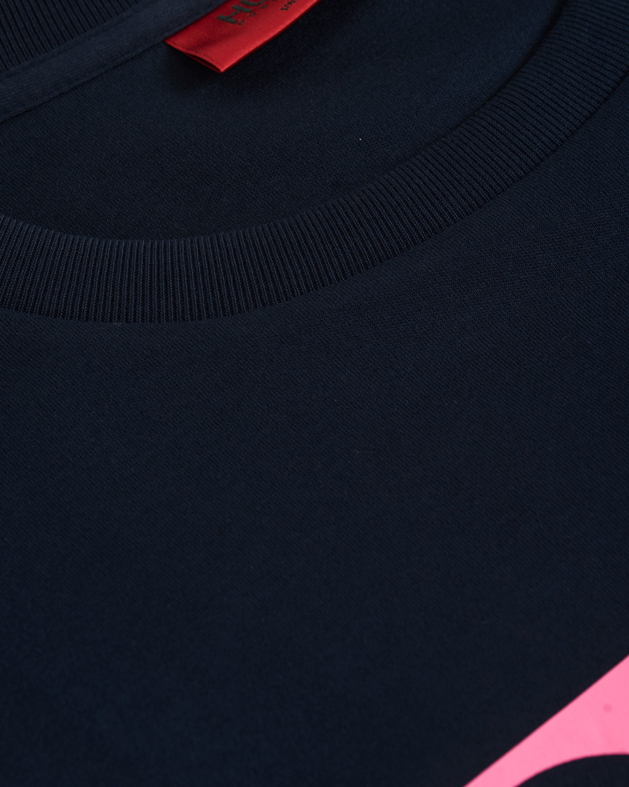 Herre | Gensere | HUGO | Dicago Crew Neck Logo Sweatshirt Dark Blue