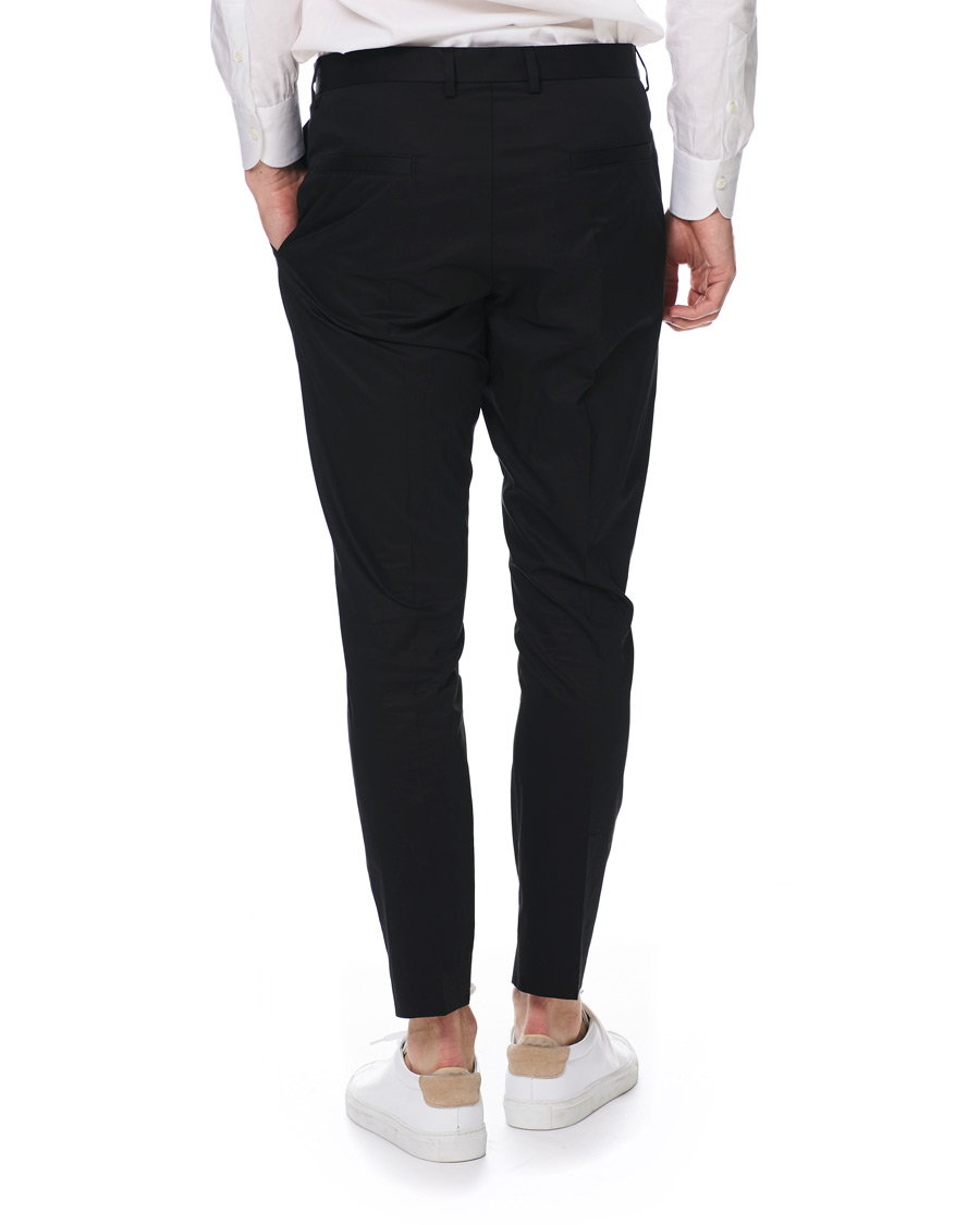 Herre | Bukser | HUGO | Gadu Pleated Stretch Pants Black