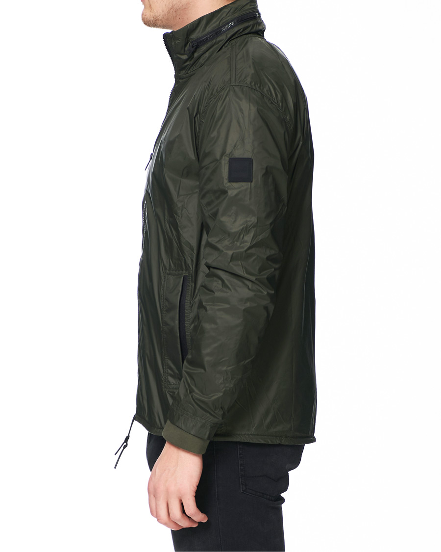 Herre | Jakker | BOSS ORANGE | BOSS Casual Zrock Featherweight Nylon Jacket Dark Green