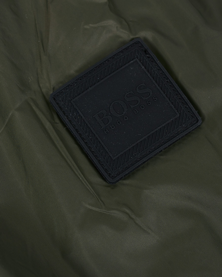 Herre | Jakker | BOSS ORANGE | BOSS Casual Zrock Featherweight Nylon Jacket Dark Green