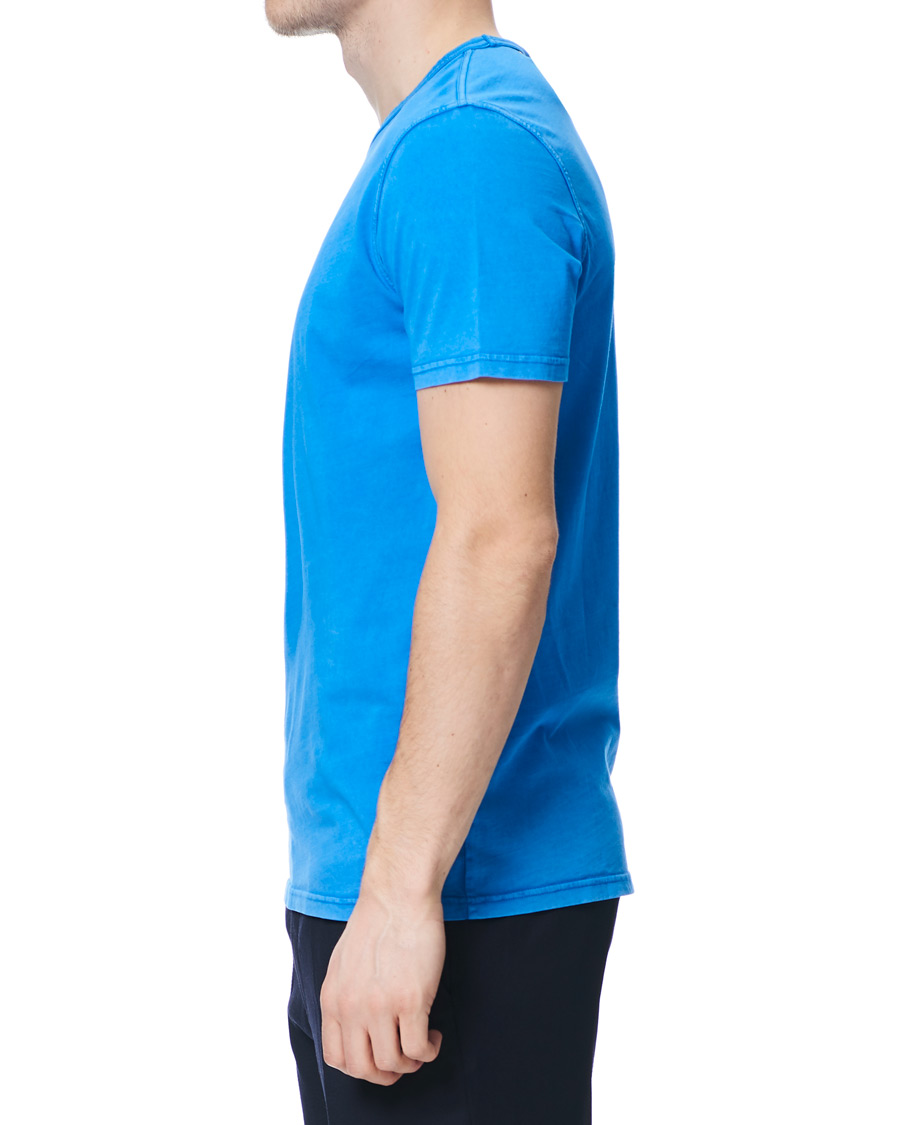 Herre | T-Shirts | BOSS ORANGE | BOSS Casual Tokks Garment Dyed Tee Light Blue