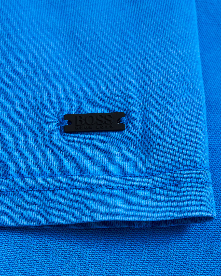 Herre | T-Shirts | BOSS ORANGE | BOSS Casual Tokks Garment Dyed Tee Light Blue