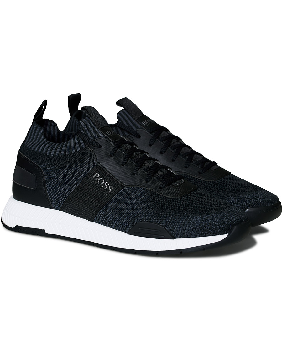 Herre | BOSS Titanium Running Sneaker Black | BOSS BLACK | BOSS Titanium Running Sneaker Black