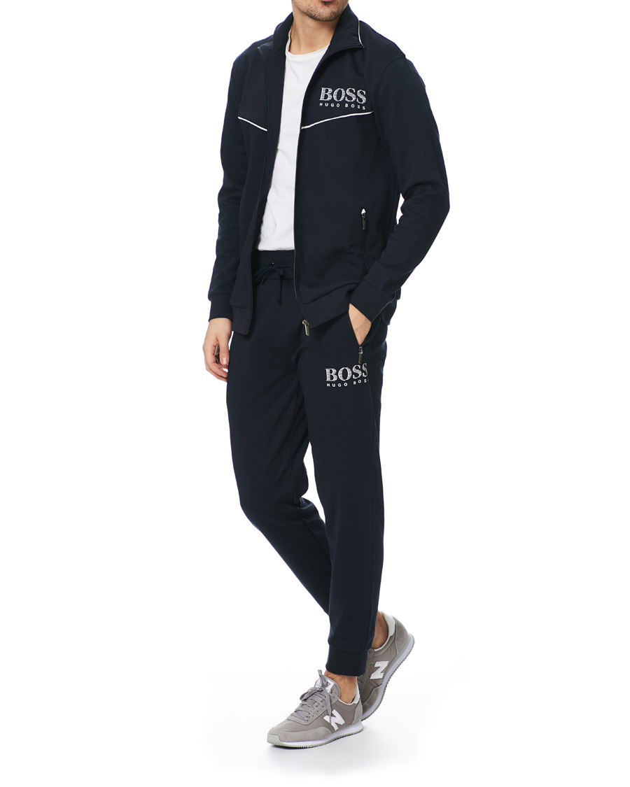 Herre | Gensere | BOSS BLACK | BOSS Tracksuit Full-Zip Jacket Navy