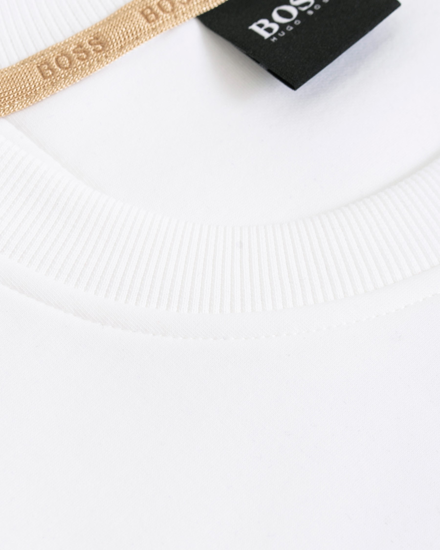 Herre | Gensere | BOSS GREEN | BOSS Athleisure Salbo Circle Sweatshirt White/Gold