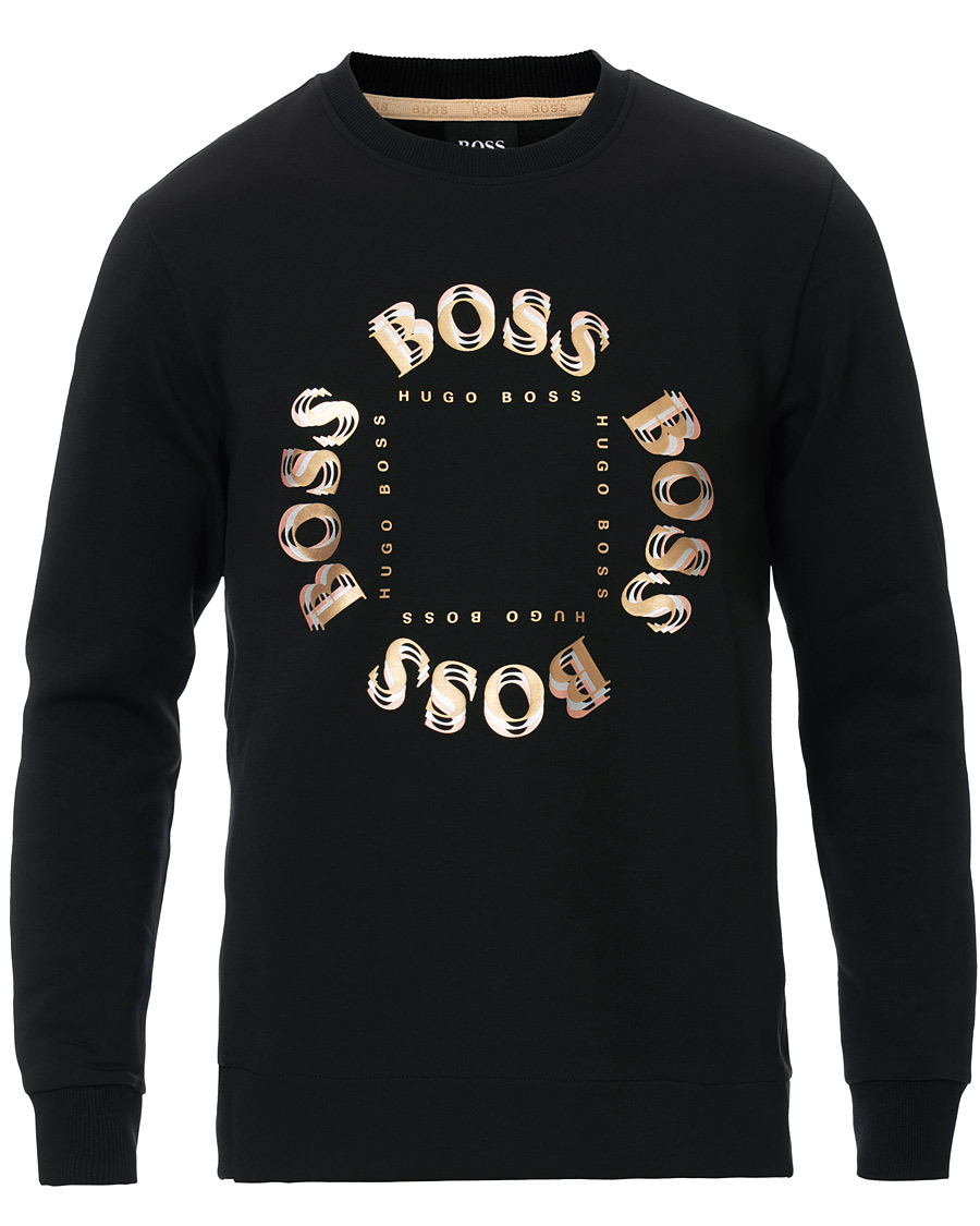 Herre | Gensere | BOSS GREEN | BOSS Athleisure Salbo Circle Sweatshirt Black/Gold