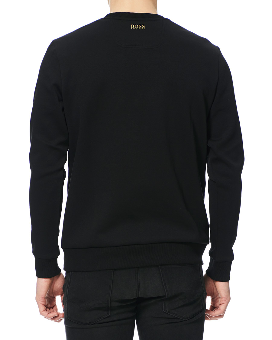 Herre | Gensere | BOSS GREEN | BOSS Athleisure Salbo Circle Sweatshirt Black/Gold