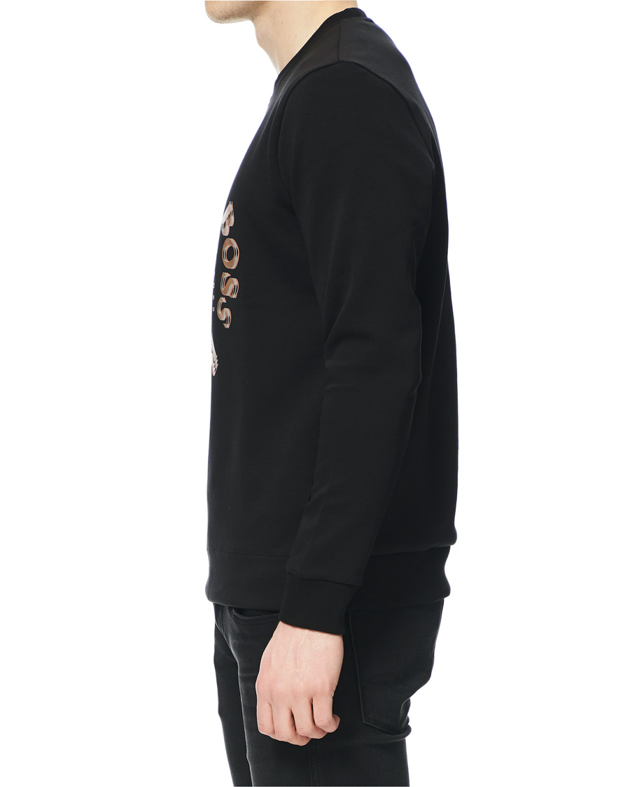 Herre | Gensere | BOSS GREEN | BOSS Athleisure Salbo Circle Sweatshirt Black/Gold