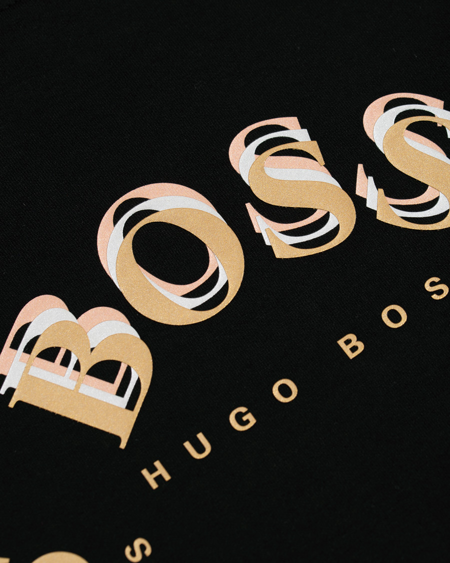 Herre | Gensere | BOSS GREEN | BOSS Athleisure Salbo Circle Sweatshirt Black/Gold