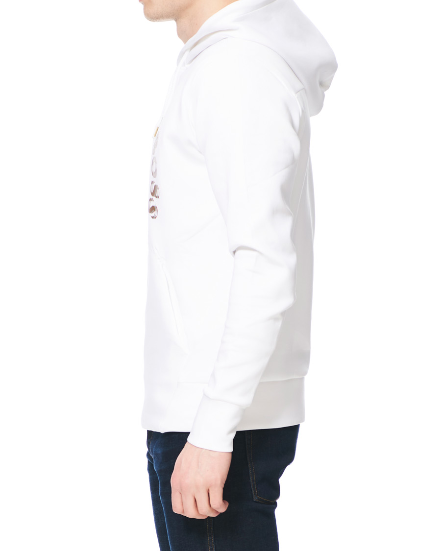 Herre | Gensere | BOSS GREEN | BOSS Athleisure Sly Circle Hoodie White/Gold