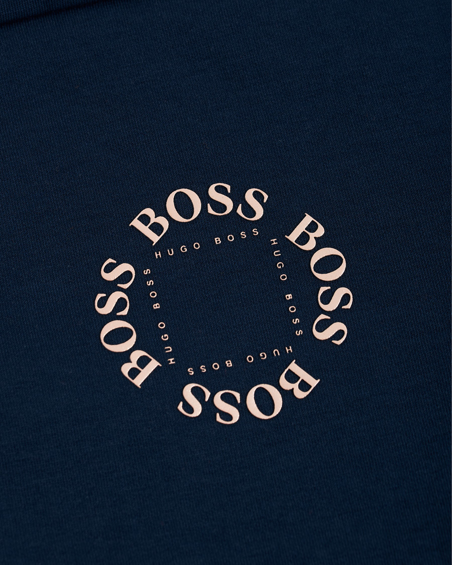 Herre | Gensere | BOSS GREEN | BOSS Athleisure Saggy Circle Full-Zip Hoodie Navy/Rosé Gold