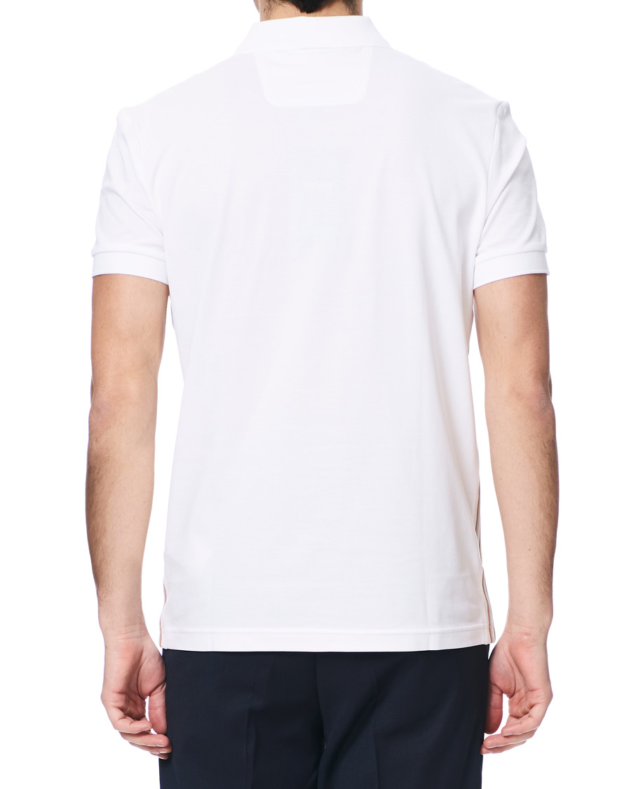 Herre | Pikéer | BOSS GREEN | BOSS Athleisure Paddy Circle Polo White/Gold