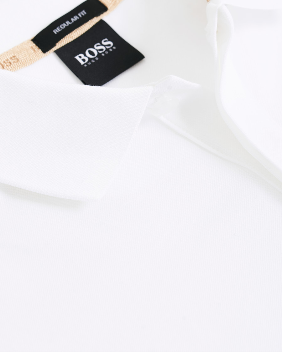 Herre | Pikéer | BOSS GREEN | BOSS Athleisure Paddy Circle Polo White/Gold