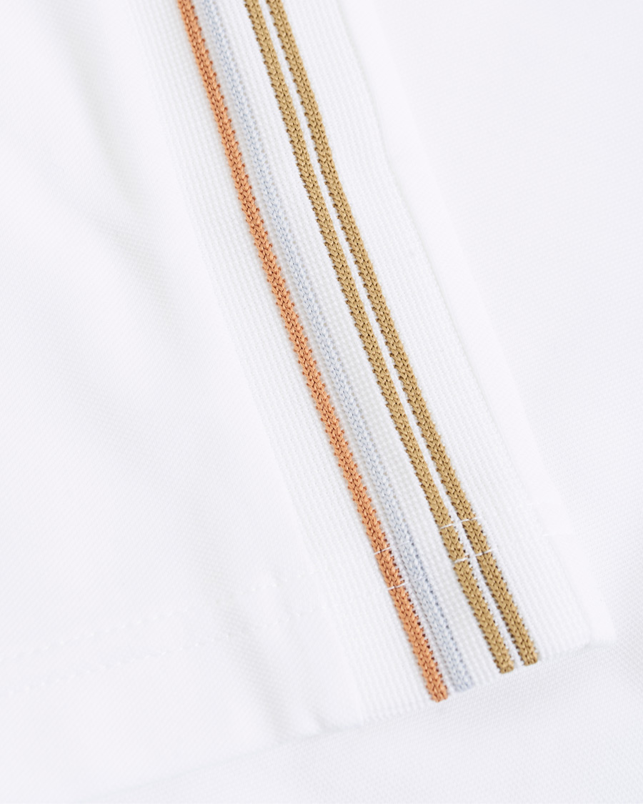 Herre | Pikéer | BOSS GREEN | BOSS Athleisure Paddy Circle Polo White/Gold