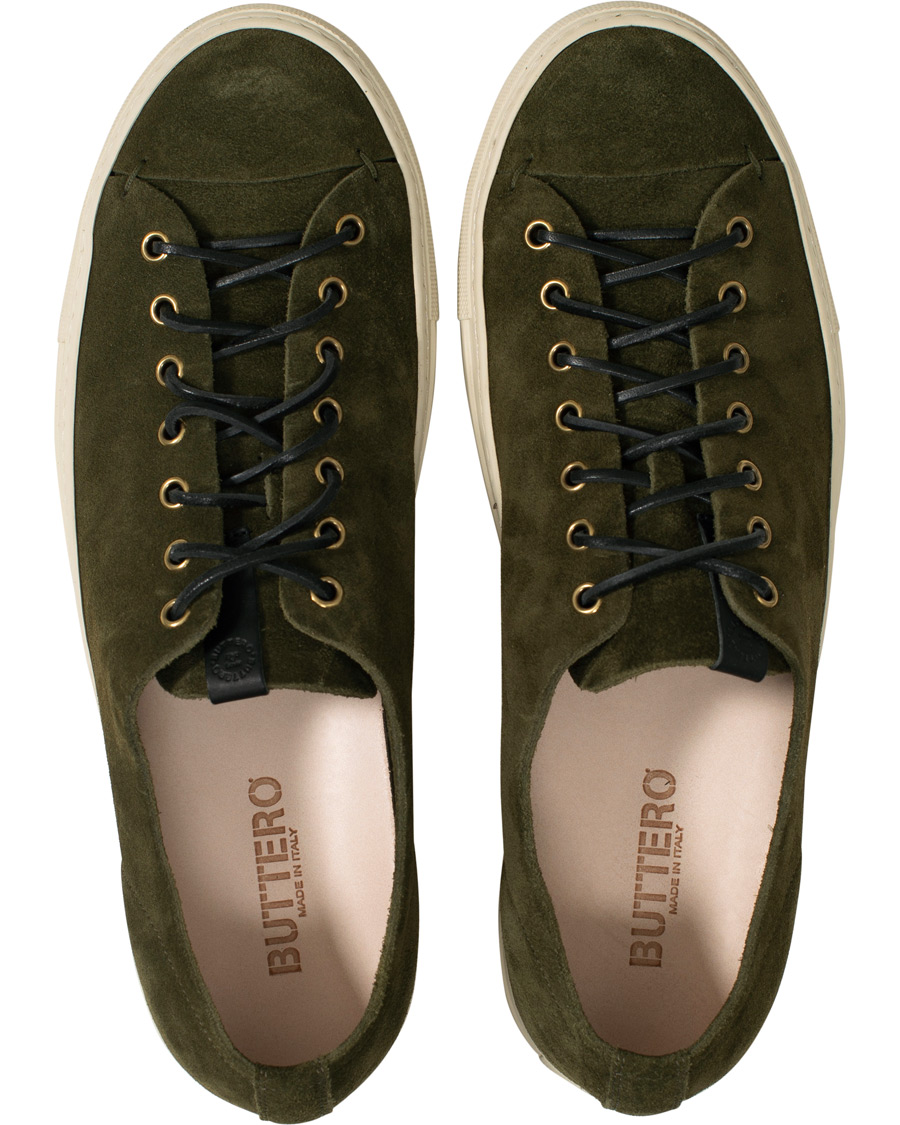 Herre | Buttero Suede Sneaker Green | Buttero | Suede Sneaker Green