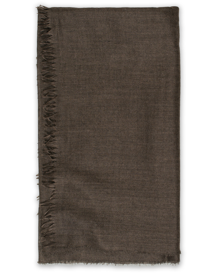 Herre | Begg & Co Staffa Cashmere/Silk Scarf Bark | Begg & Co | Staffa Cashmere/Silk Scarf Bark