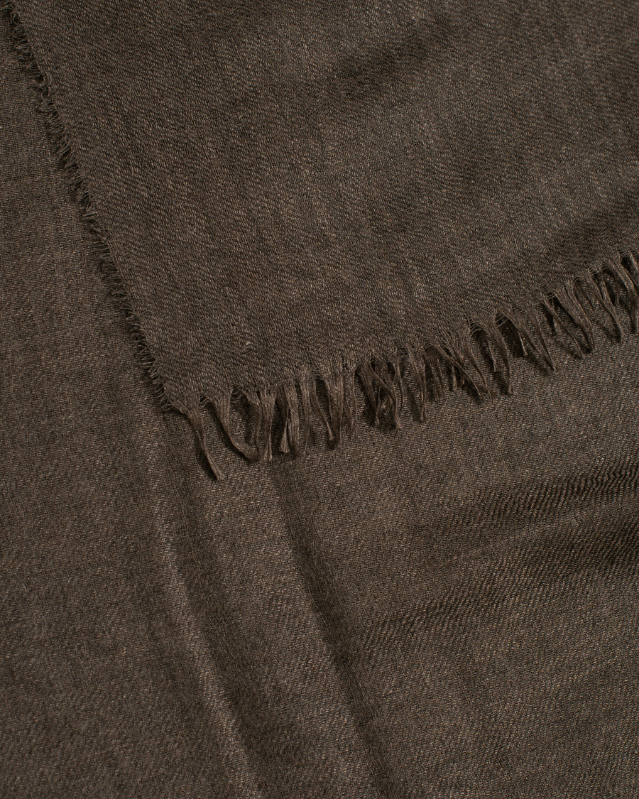 Herre | Begg & Co Staffa Cashmere/Silk Scarf Bark | Begg & Co | Staffa Cashmere/Silk Scarf Bark