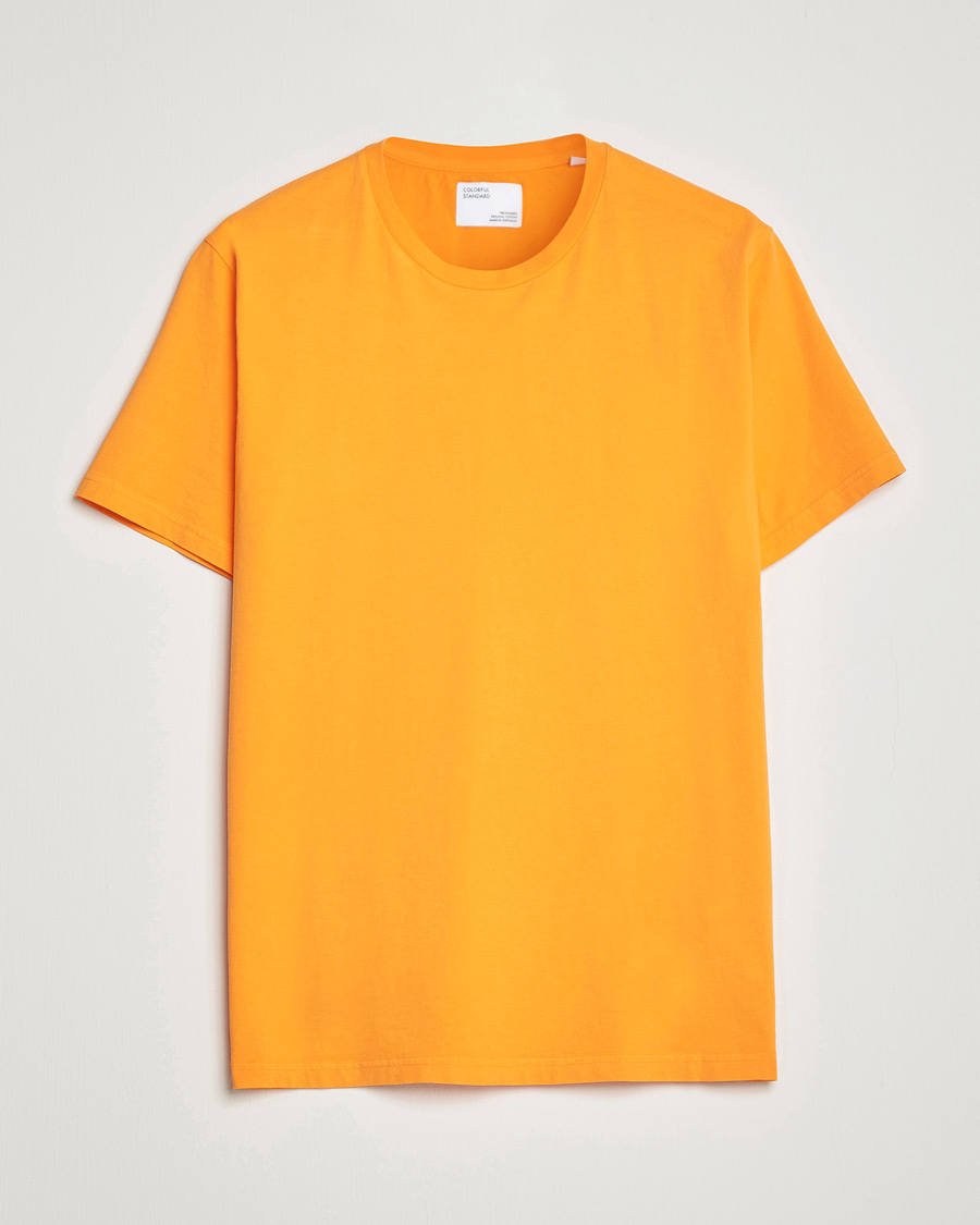Herre | T-Shirts | Colorful Standard | Classic Organic T-Shirt Sunny Orange