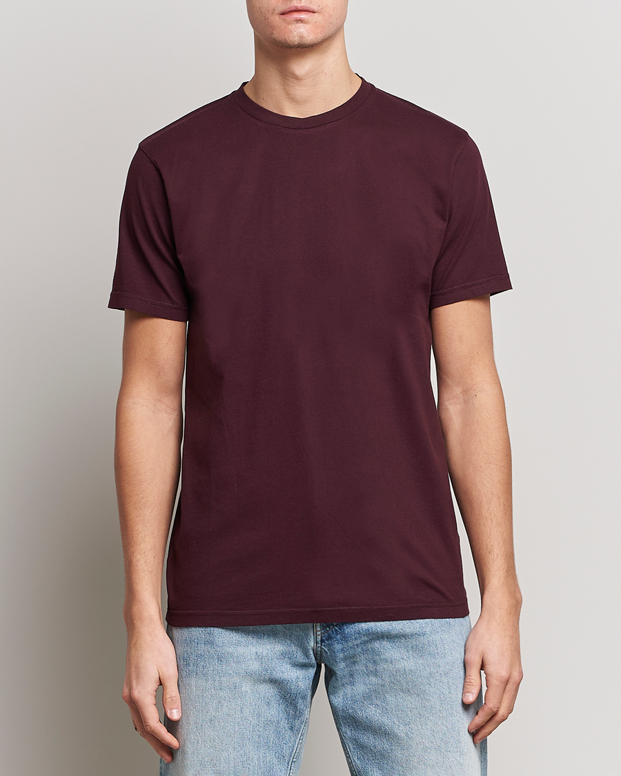 Herre | T-Shirts | Colorful Standard | Classic Organic T-Shirt Oxblood Red