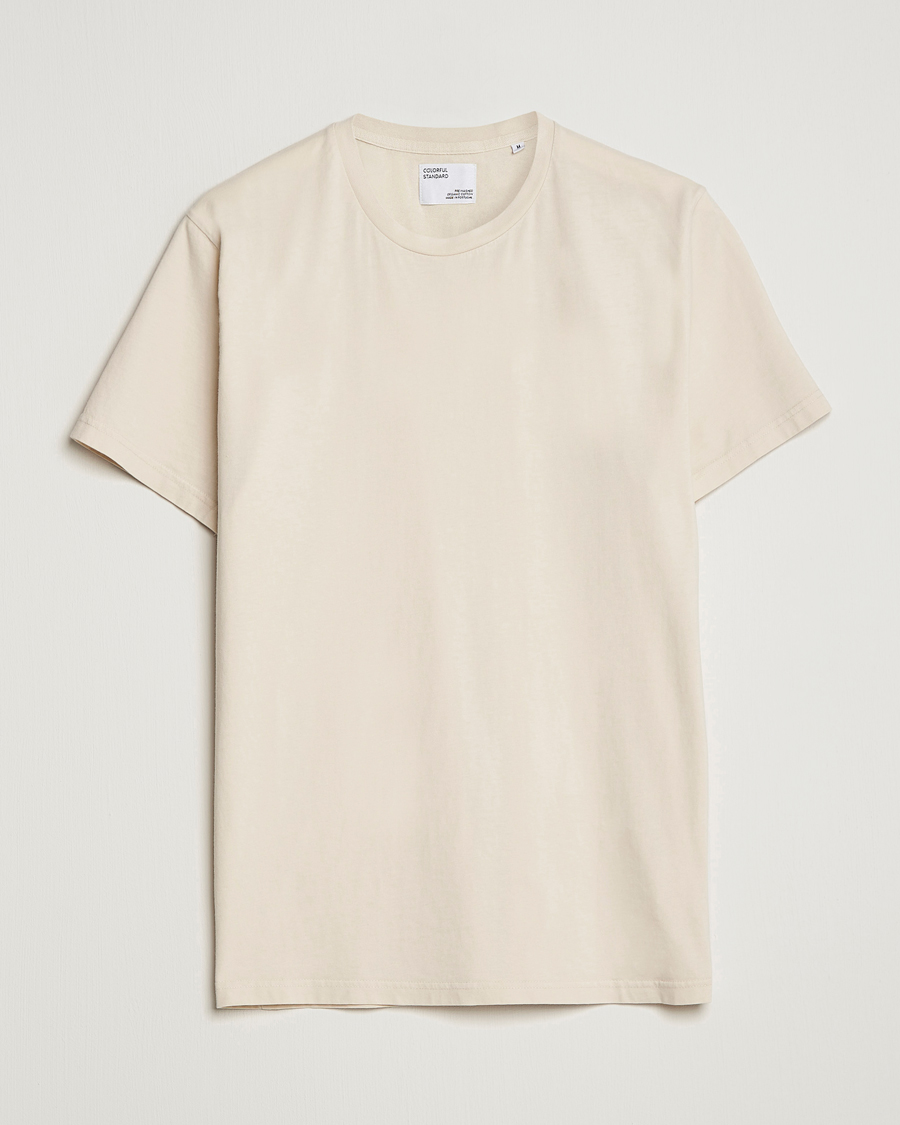 Herre | T-Shirts | Colorful Standard | Classic Organic T-Shirt Ivory White