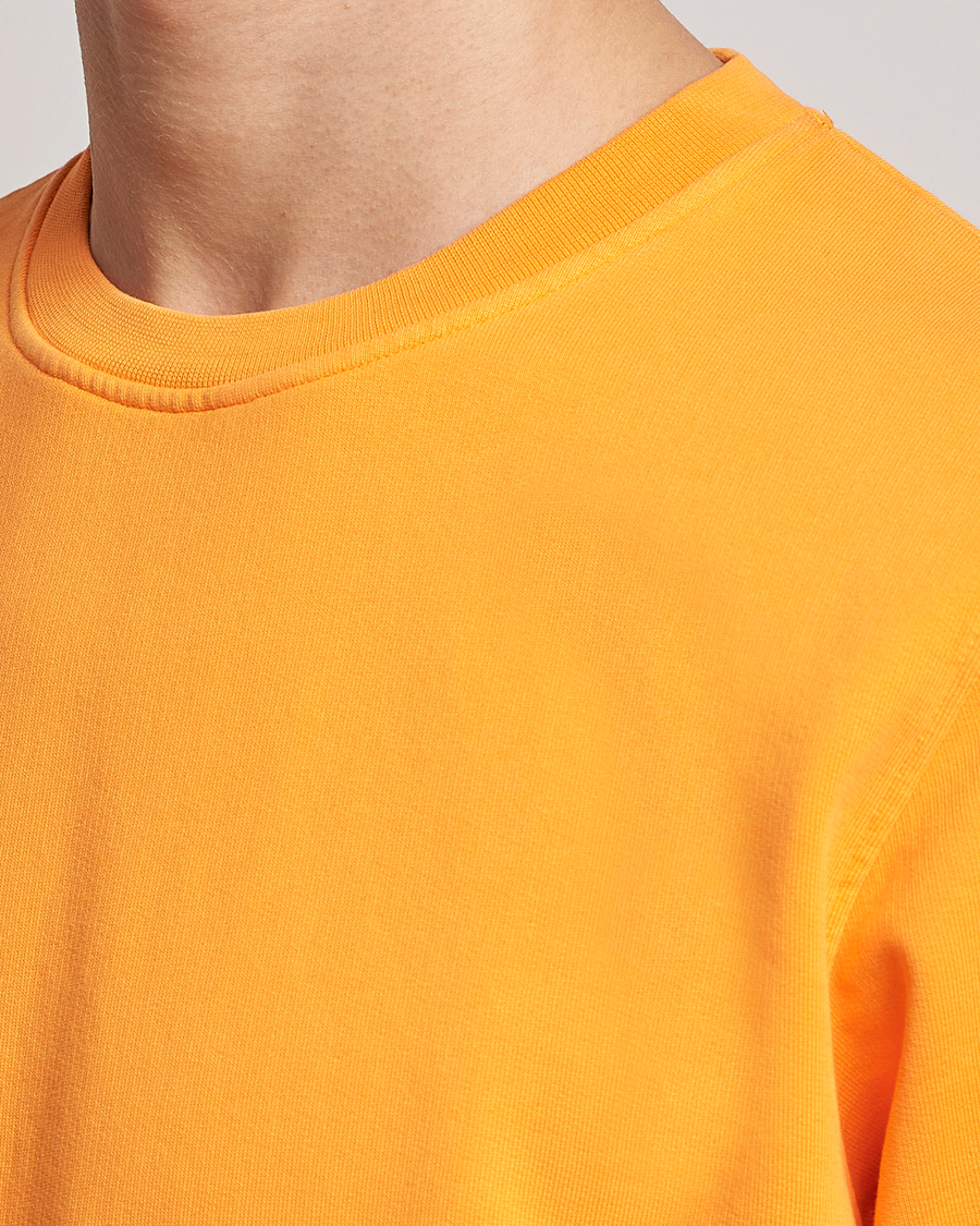 Herre | Gensere | Colorful Standard | Classic Organic Crew Neck Sweat Sunny Orange