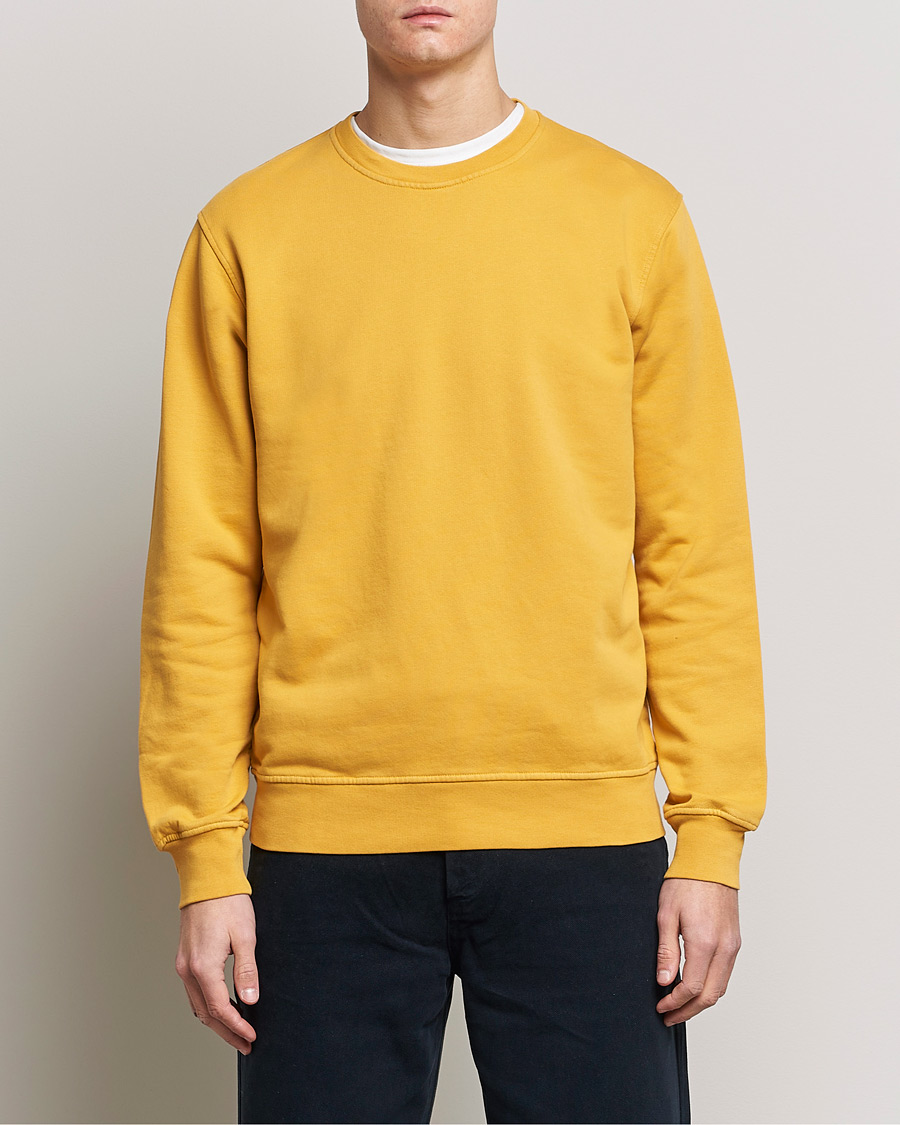 Herre | Klær | Colorful Standard | Classic Organic Crew Neck Sweat Burned Yellow