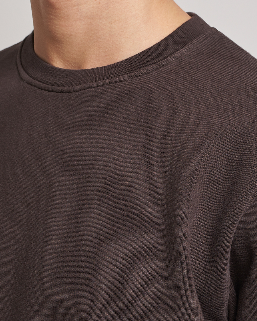 Herre | Gensere | Colorful Standard | Classic Organic Crew Neck Sweat Coffee Brown