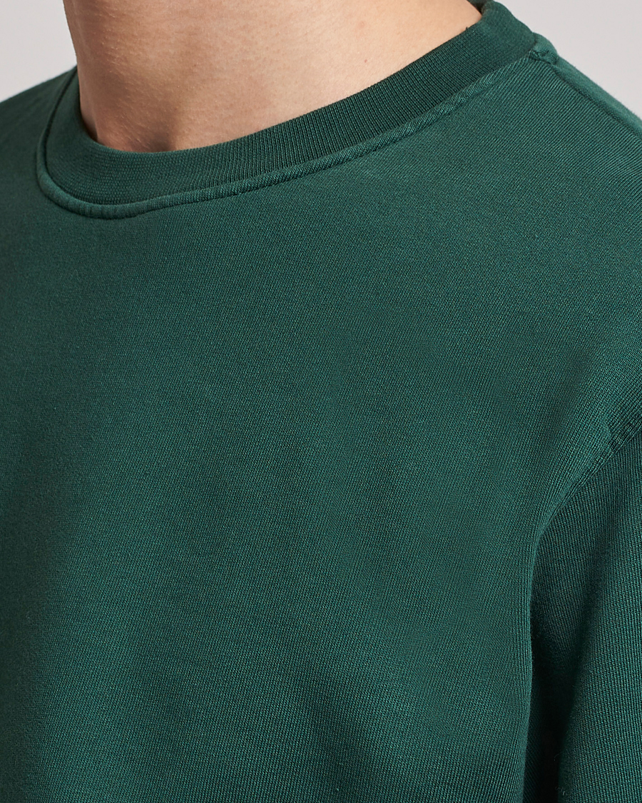 Herre | Gensere | Colorful Standard | Classic Organic Crew Neck Sweat Emerald Green