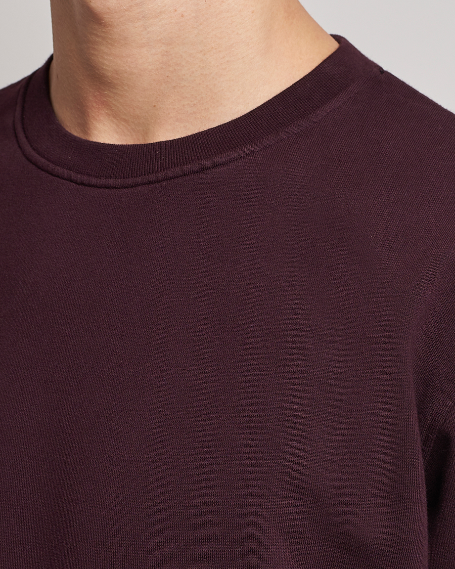 Herre | Gensere | Colorful Standard | Classic Organic Crew Neck Sweat Oxblood Red