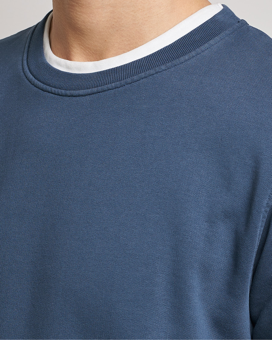 Herre | Gensere | Colorful Standard | Classic Organic Crew Neck Sweat Petrol Blue