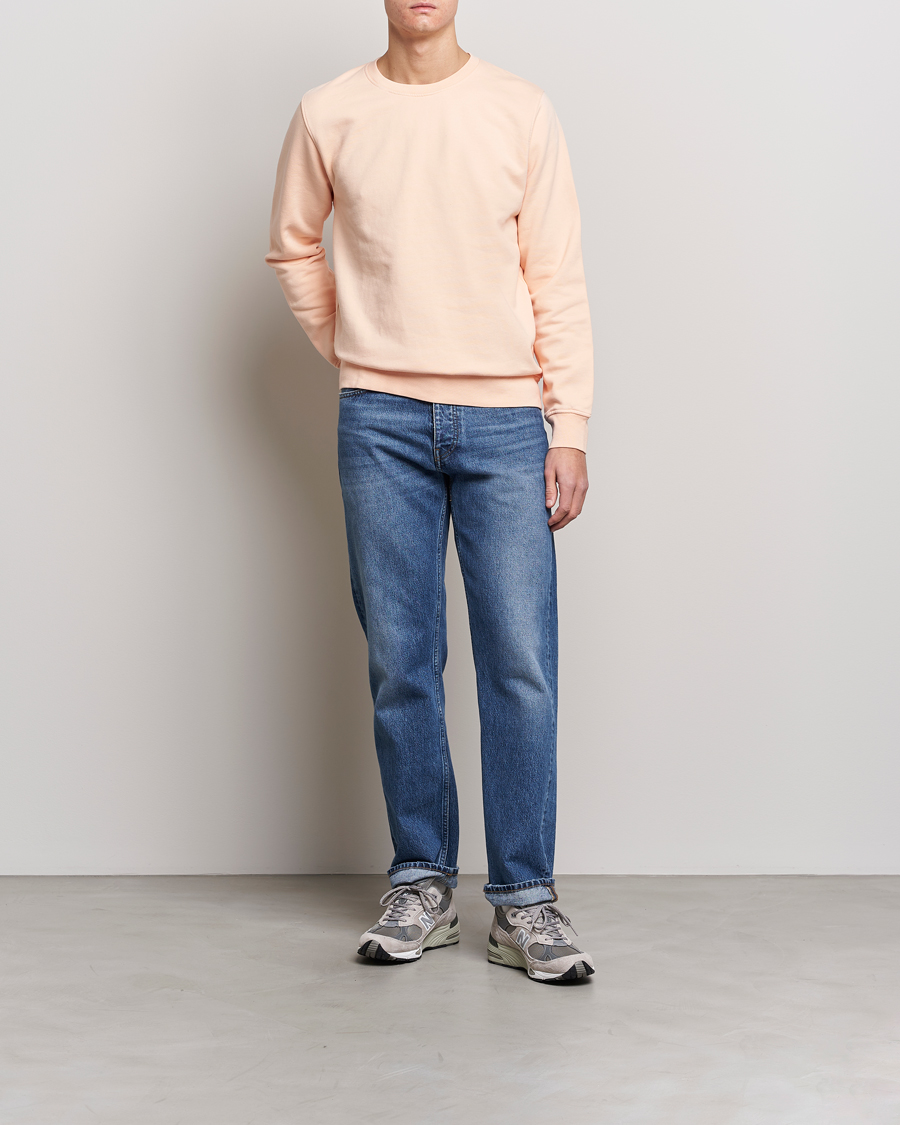 Herre | Gensere | Colorful Standard | Classic Organic Crew Neck Sweat Paradise Peach