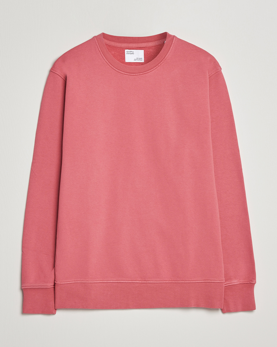Herre | Gensere | Colorful Standard | Classic Organic Crew Neck Sweat Raspberry Pink