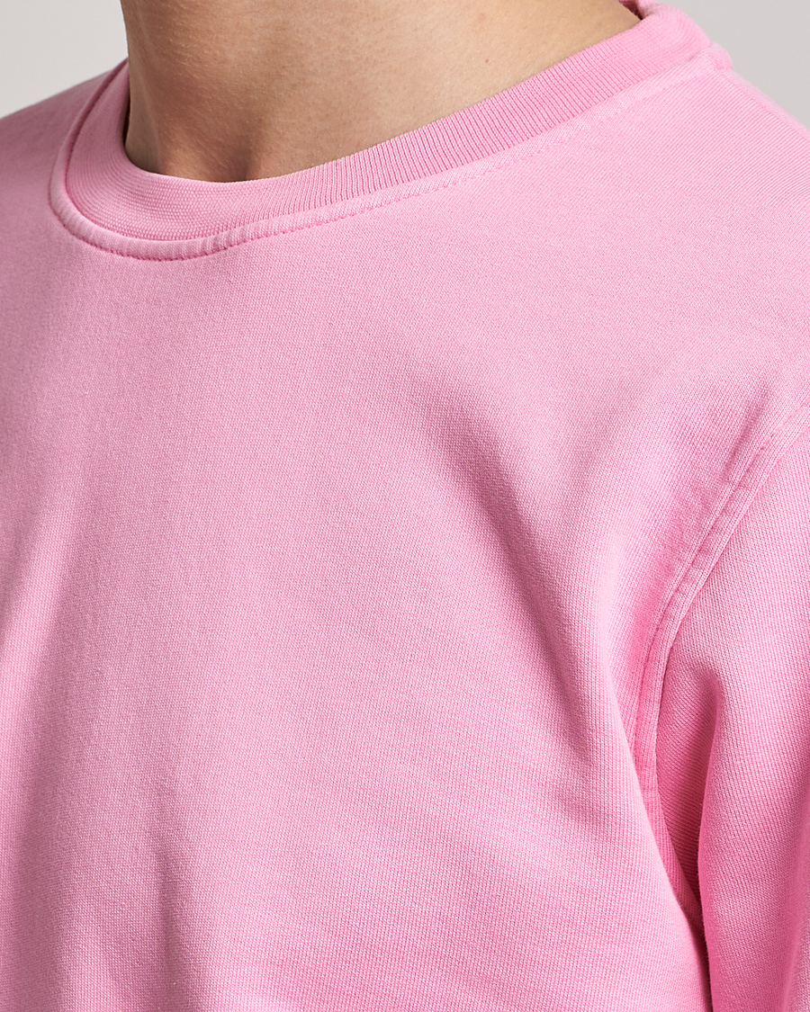 Herre | Gensere | Colorful Standard | Classic Organic Crew Neck Sweat Flamingo Pink