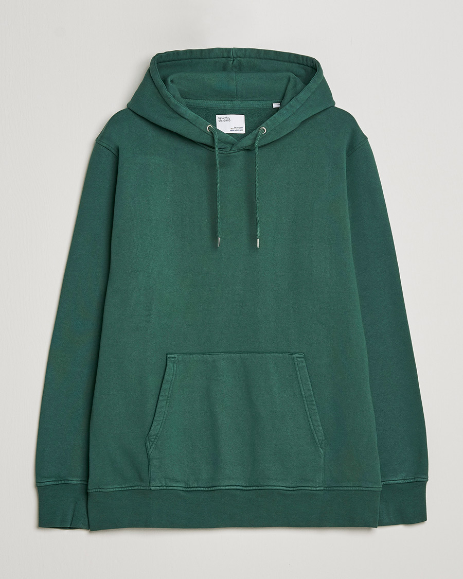 Herre | Gensere | Colorful Standard | Classic Organic Hood Emerald Green