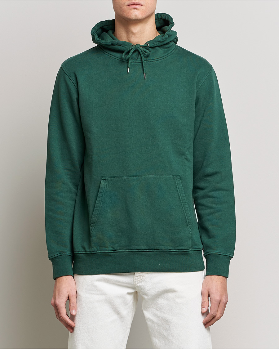 Herre | Hettegensere | Colorful Standard | Classic Organic Hood Emerald Green