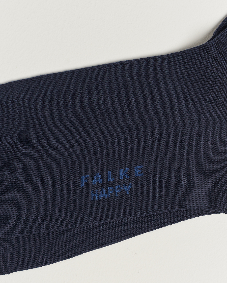 Herre | Basics | Falke | Happy 2-Pack Cotton Socks Navy