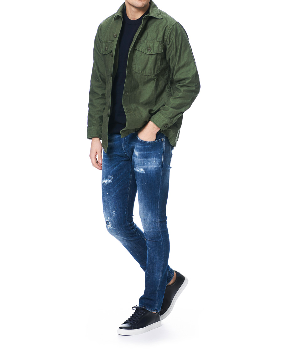 Herre | Filippa K Morgan Low Mix Sneakers Navy | Filippa K | Morgan Low Mix Sneakers Navy