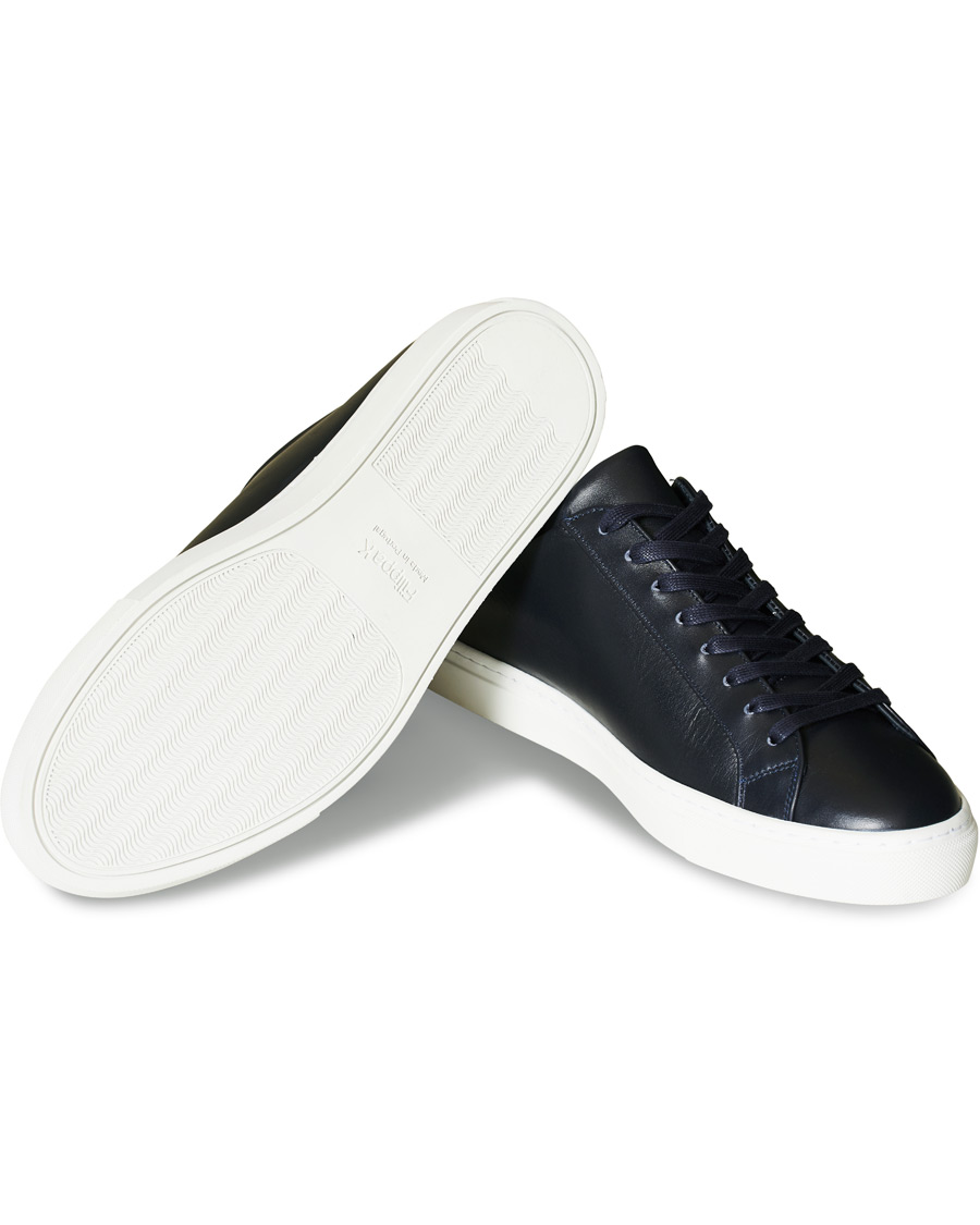 Herre | Filippa K Morgan Low Mix Sneakers Navy | Filippa K | Morgan Low Mix Sneakers Navy