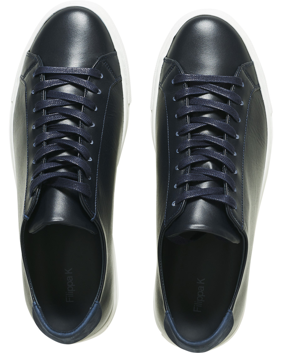 Herre | Filippa K Morgan Low Mix Sneakers Navy | Filippa K | Morgan Low Mix Sneakers Navy