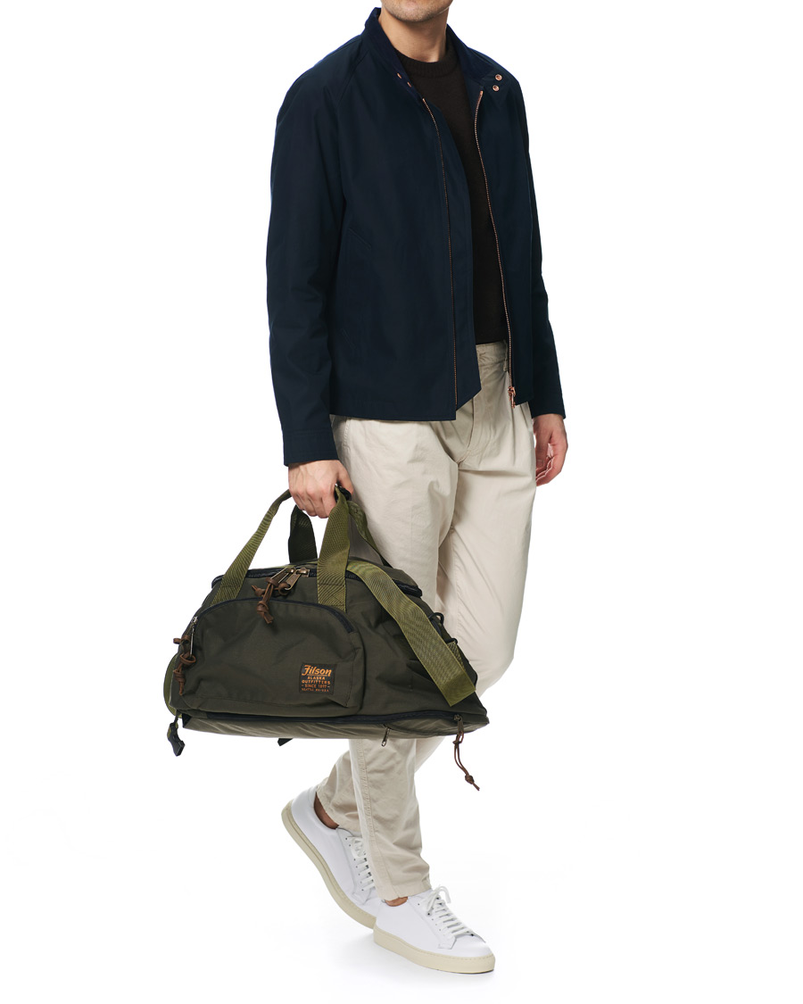 Herre | Filson Dryden Balistic Nylon Dufflepack Otter Green | Filson | Dryden Balistic Nylon Dufflepack Otter Green