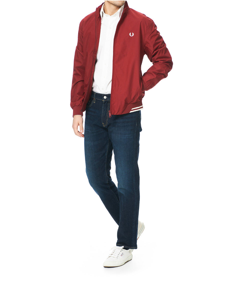 Herre | Jakker | Fred Perry | Brentham Jacket Wine Red