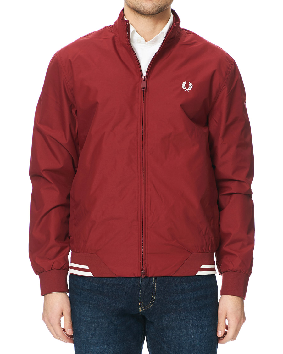 Herre | Jakker | Fred Perry | Brentham Jacket Wine Red