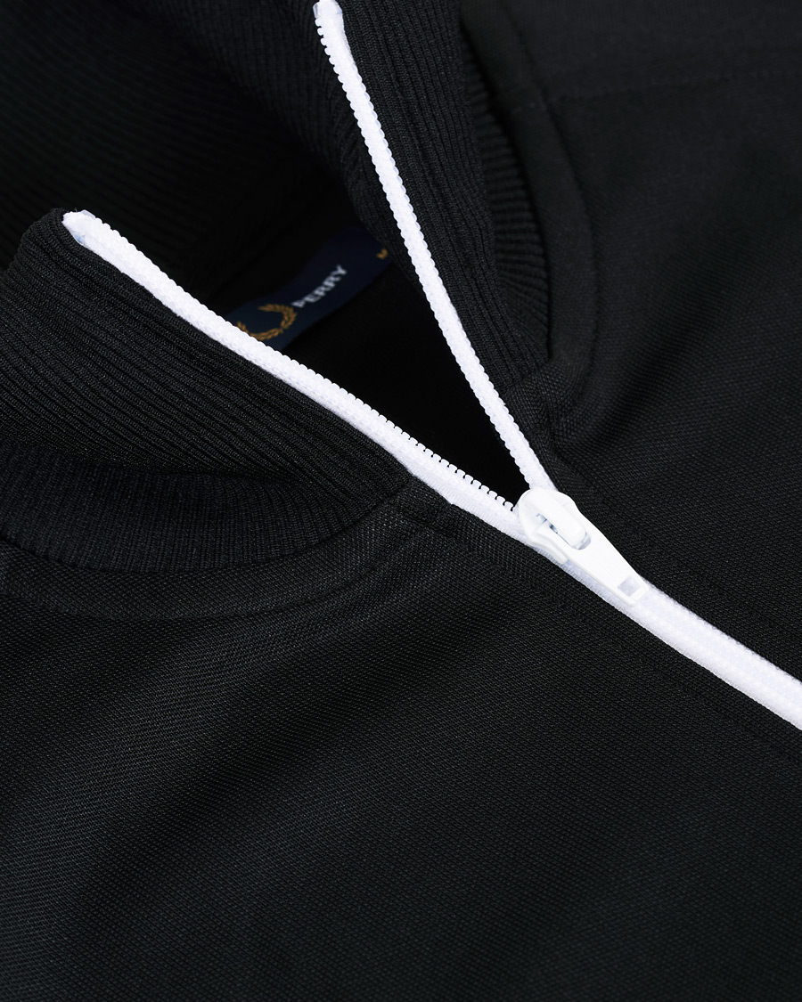Herre | Gensere | Fred Perry | Taped Track Jacket Black