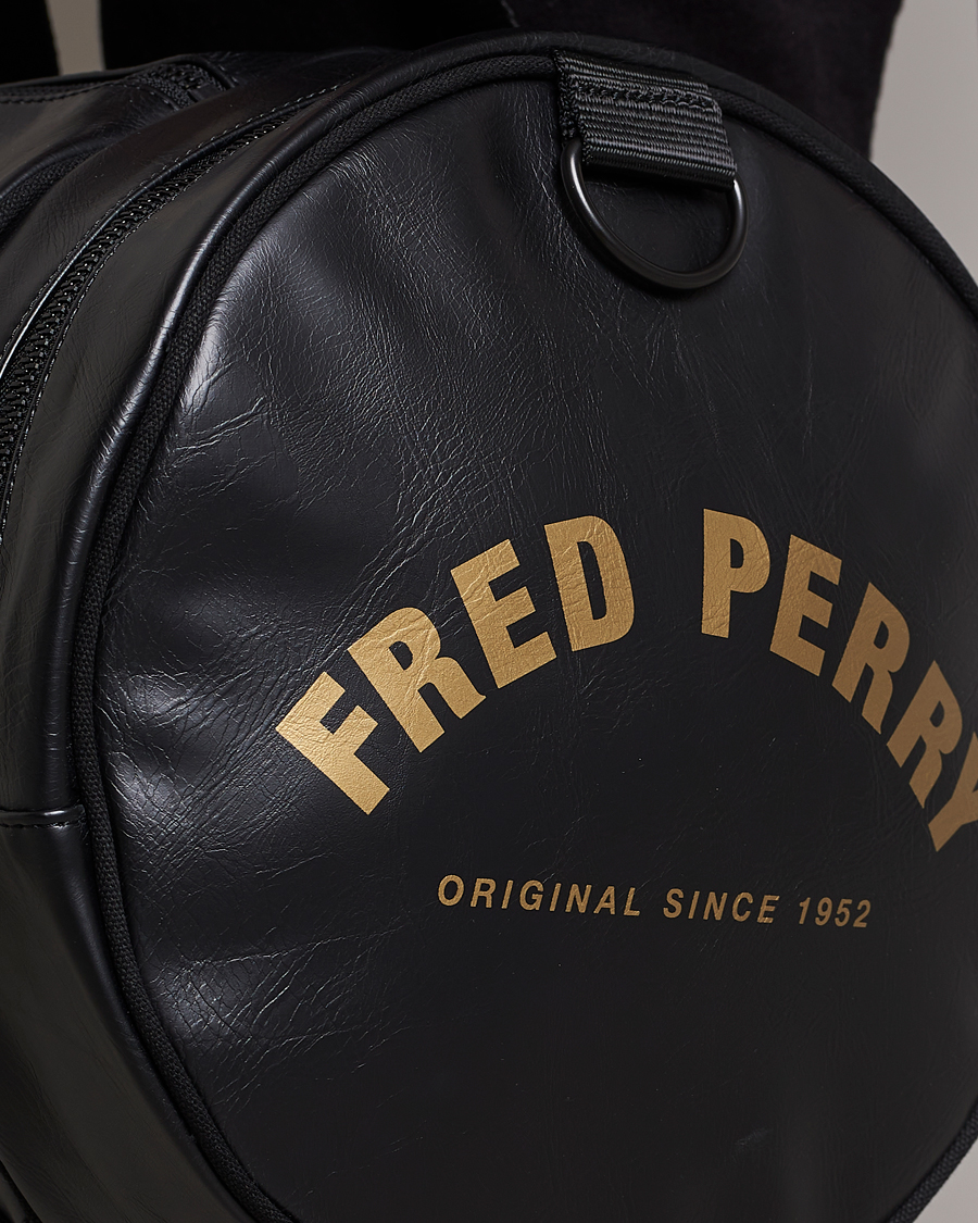 Herre | Vesker | Fred Perry | Tonal Barrel Bag Black